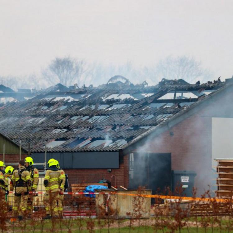 Schuurbrand Apeldoornseweg Otterlo 2021